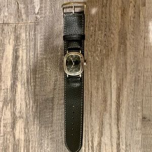 Bijoux Terner Black Leather Watch